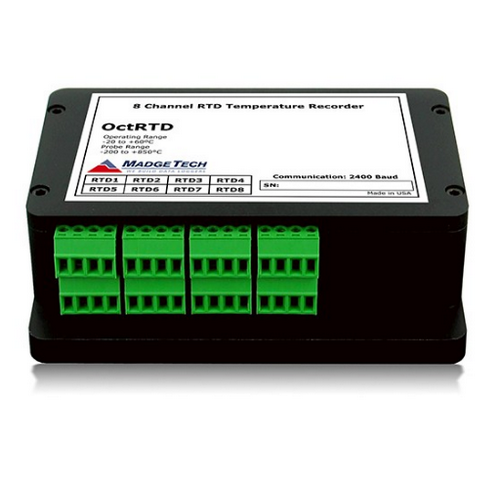 OctRTD - 8 Channel Platinum RTD Based Temperature Recorder